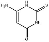 6-氨基-2-硫脲嘧啶, 1004-40-6, 结构式
