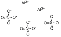 硫酸铝, 10043-01-3, 结构式