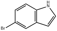 5-溴吲哚 结构式