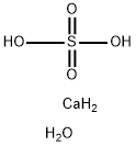 硫酸钙二水合物 结构式