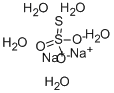 五水硫代硫酸钠 结构式
