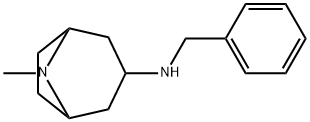 endo-N-Benzyl-endo-3-aminotropane Struktur