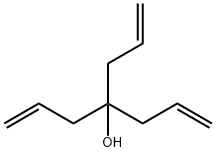 4-アリル-1,6-ヘプタジエン-4-オール 化学構造式