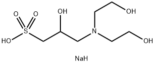 3-[N,N-双(2-羟乙基)氨基]-2-羟基丙磺酸单钠盐, 102783-62-0, 结构式