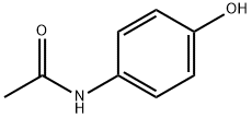 4'-ヒドロキシアセトアニリド 化学構造式