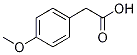 4-MethoxyPhenylAceticAcid 结构式