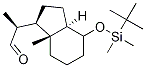 (2S)-2-((1R,3aR,7aR)-4-(tert-butyldiMethylsilyloxy)-7a-Methyloctahydro-1H-inden-1-yl)propanal Structure