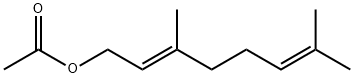 乙酸香叶酯 结构式