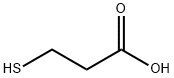 3-巯基丙酸, 107-96-0, 结构式