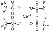三氟甲基磺酸铈, 107792-63-2, 结构式