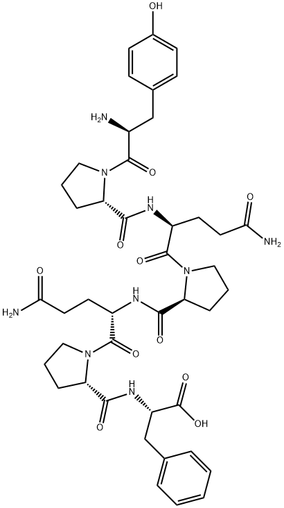 alpha-gliadin (43-49) Struktur