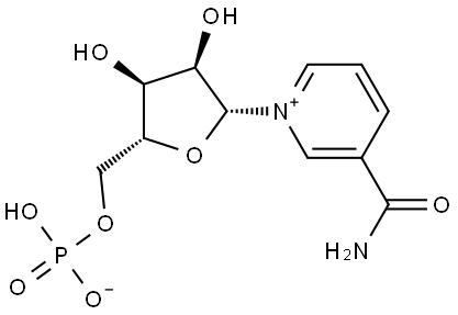 β-烟酰胺单核苷酸 结构式