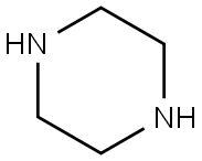 哌嗪, 110-85-0, 结构式