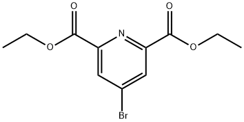4-溴吡啶-2,6-二羧酸二乙酯 结构式