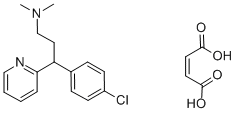 马来酸氯苯那敏 结构式