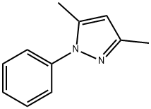 3,5-二甲基-1-苯基吡唑 结构式