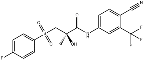 (R)-比卡鲁胺, 113299-40-4, 结构式