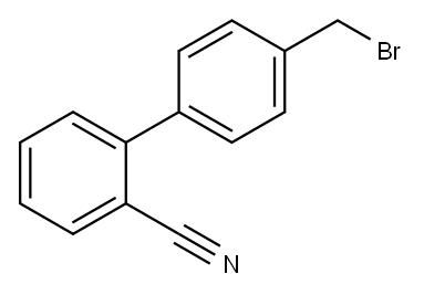 4-Bromomethyl-2-cyanobiphenyl Structure
