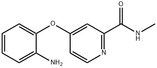4-(2-アミノフェノキシ)-N-メチルピコリンアミド 化学構造式