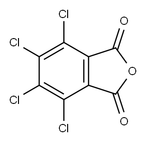 四氯苯酐, 117-08-8, 结构式