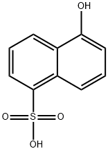 1-萘酚-5-磺酸 结构式