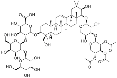 大豆サポニンAa 化学構造式