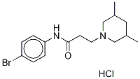N-(4-BroMophenyl)-3,5-diMethyl-1-piperidinepropanaMide Hydrochloride Struktur