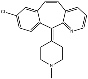 5,6-Dehydro-N-methyl Desloratadine Struktur