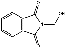 N-羟甲基邻苯二甲酰亚胺, 118-29-6, 结构式
