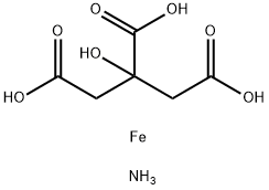 柠檬酸铁铵, 1185-57-5, 结构式