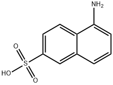 5-氨基萘-2-磺酸, 119-79-9, 结构式