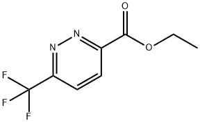 Ethyl6-(trifluoromethyl)pyridazine-3-carboxylate Structure