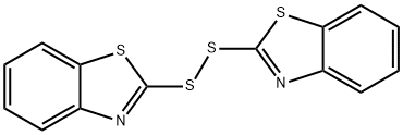 二硫化二苯并噻唑, 120-78-5, 结构式