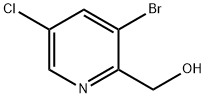 (3-ブロモ-5-クロロピリジン-2-イル)メタノール 化学構造式