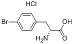 4-Bromo-D-phenylalanine hydrochloride Struktur