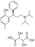 酒石酸托特罗定, 124937-52-6, 结构式