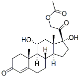 醋酸氢化可的松EP杂质F, 1250-97-1, 结构式