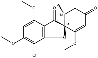 グリセオフルビン 化学構造式