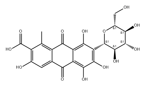 胭脂红酸, 1260-17-9, 结构式