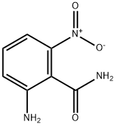 2-氨基-6-硝基苯甲酰胺 结构式