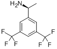 (S)-1-[3,5-ビス(トリフルオロメチル)フェニル]エチルアミン 化学構造式