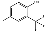 4-FLUORO-2-(TRIFLUOROMETHYL)PHENOL Structure