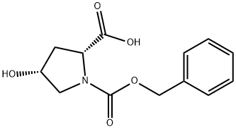 顺式-N-CBZ-L-羟脯氨酸, 130930-25-5, 结构式