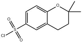 2,2-DIMETHYL-6-CHROMANESULFONYL CHLORIDE Struktur
