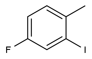 4-氟-2-碘-1-甲基苯 结构式