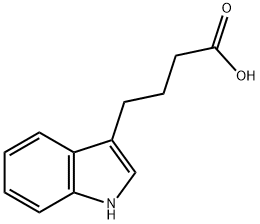 3-吲哚丁酸 结构式