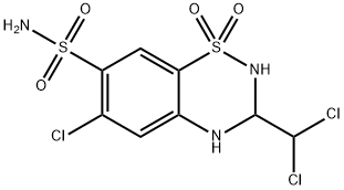 三氯噻嗪 结构式