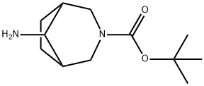 8-氨基-3-BOC-3-氮杂双环[3.2.1]辛烷 结构式