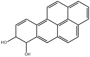 benzo(a)pyrene 7,8-dihydrodiol, 13345-25-0, 结构式