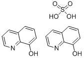 8-羟基喹啉硫酸盐, 134-31-6, 结构式